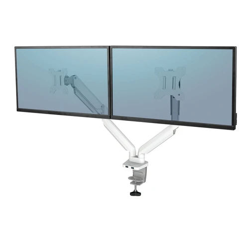 Fellowes Platinium (8056301) beli stoni zglobni nosač za 2 monitora do 32" do 8kg