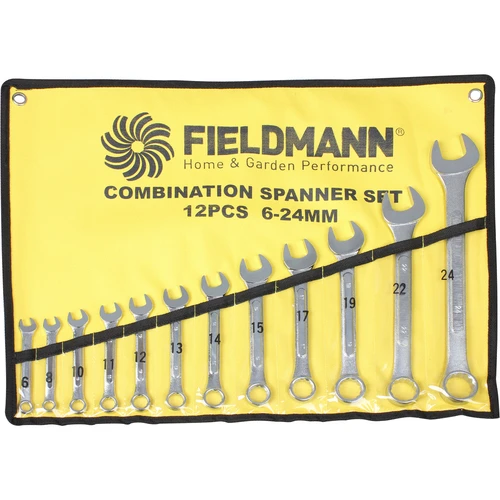 Fieldmann FDN 1010 set ključeva viljuškasto-okasti 6-24mm (12kom)