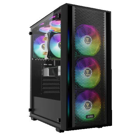 Gamdias Aura GC2 Elite ARGB crno gejmersko kućište