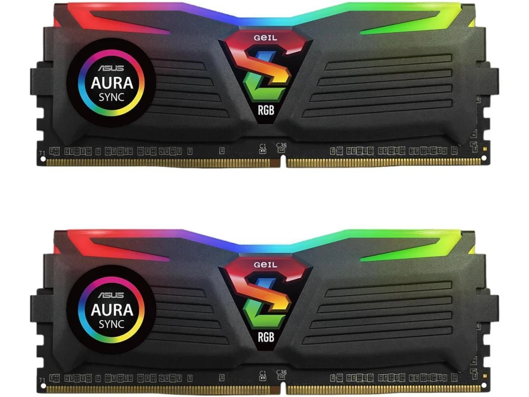 Geil Super Luce RGB (GALS416GB3200C16ADC) memorija DIMM DDR4 16GB (2x8GB) 3200MHz