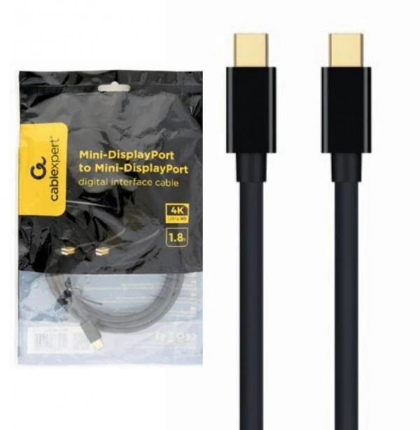Gembird (CCP-mDPmDP2-6) kabl Mini DisplayPort (muški) na Mini DisplayPort (muški) 1.8m crni