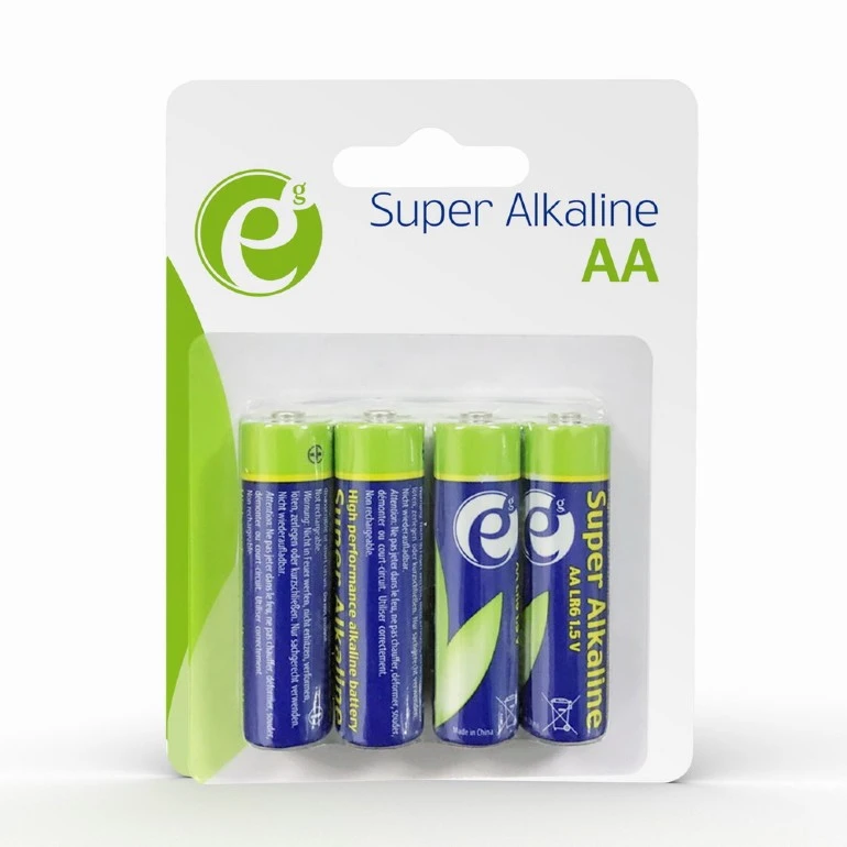 Gembird (EG-BA-AA4-01) alkalne baterije LR6 4 baterije AAA