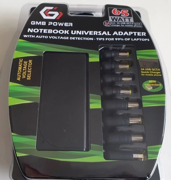 Gembird NPA-AC6D univerzalni punjač za laptop 65W