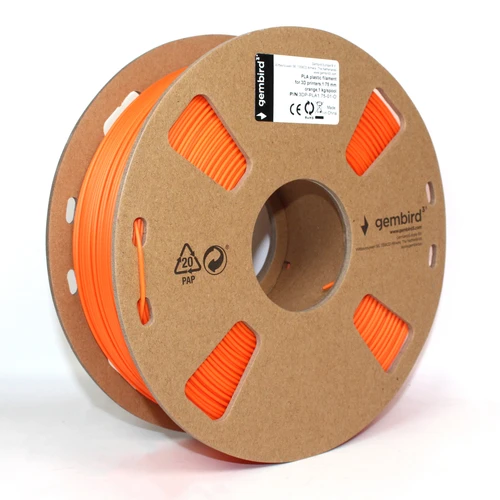 Gembird PLA narandžasti Filament za 3D štampač 1.75mm 1000gr
