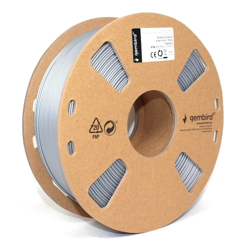 Gembird PLA srebrni filament za 3D štampač 1.75mm 1000gr