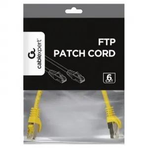 Gembird PP6 - 0.25M - Y mrežni kabl CAT6 FTP patch cord - 0.25m, žuti
