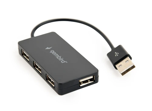 Gembird (UHB-U2P4-04) USB hub 4-portni 2.0 crni
