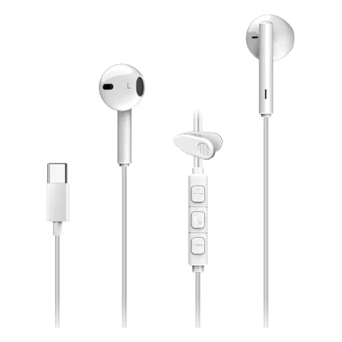 Genius HS-M366 USB C slušalice sa mikrofonom bele