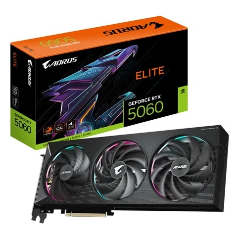 Gigabyte AORUS GeForce RTX5060 ELITE (GV-N5060AORUS E-8GD) grafička kartica 8GB GDDR7 128bit
