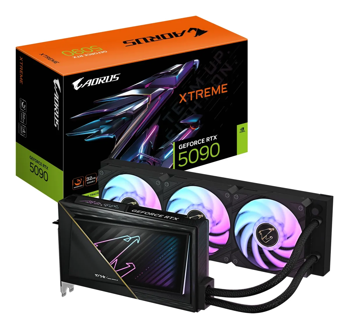Gigabyte AORUS GeForce RTX5090 XTREME WATERFORCE grafička kartica 32GB GDDR7 512bit