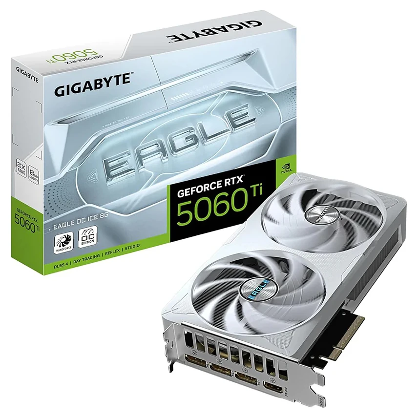 Gigabyte GeForce RTX5060Ti EAGLE OC ICE (GV-N506TEAGLEOC ICE-8GD) grafička kartica 8GB GDDR7 128bit