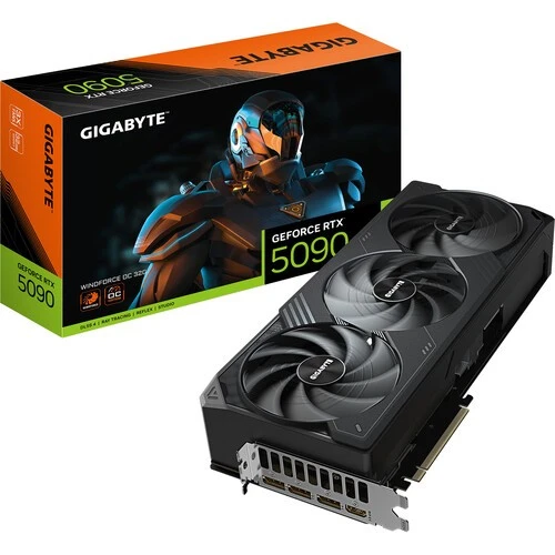 Gigabyte GeForce RTX5090 WINDFORCE OC (GV-N5090WF3OC-32GD) grafička kartica 32GB GDDR7 512bit