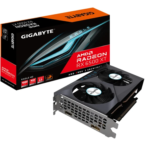 Gigabyte Radeon RX 6500 XT EAGLE (GV-R65XTEAGLE-4GD) grafička kartica 4GB GDDR6 64bit