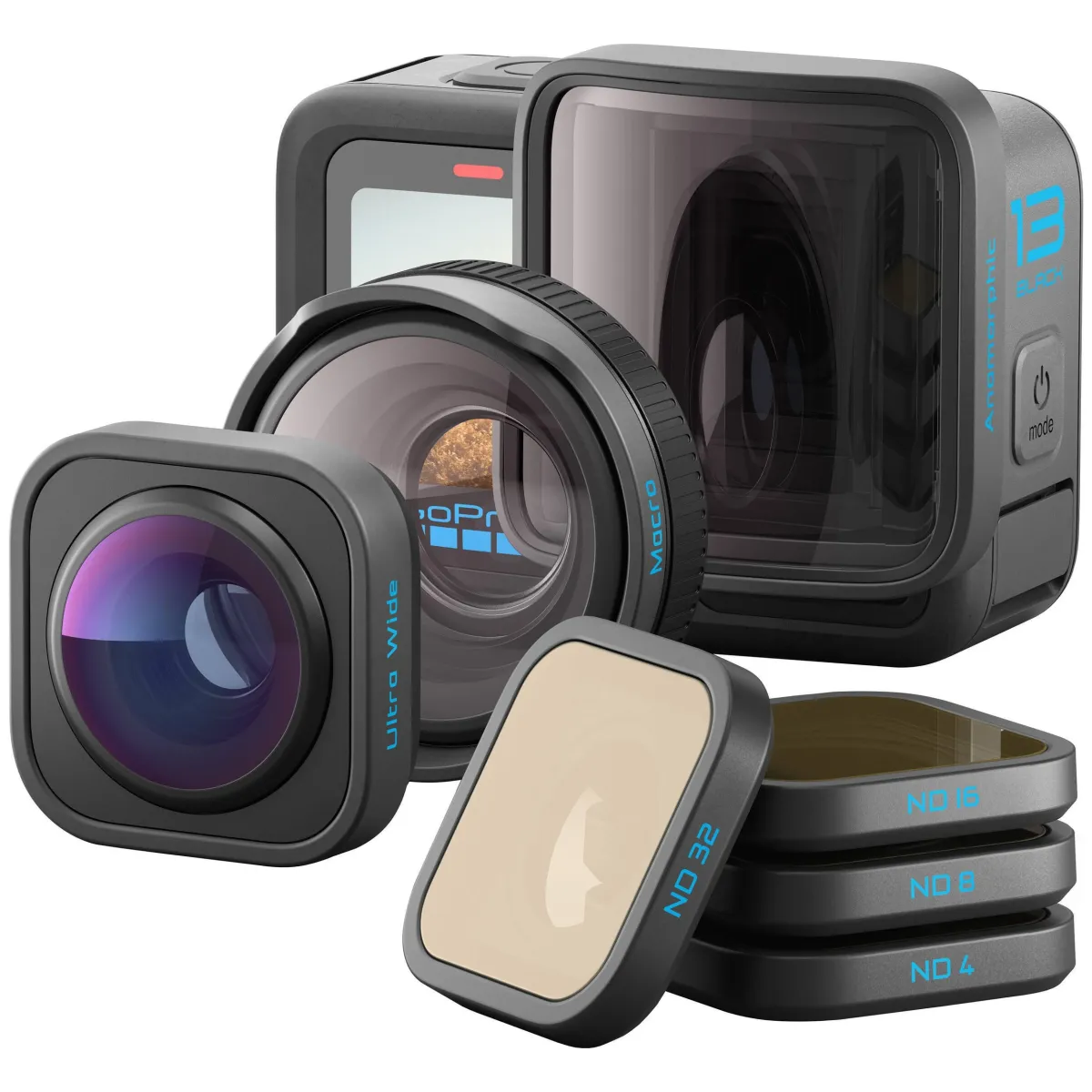 GOPRO Hero13 Black (CHDRB-132-RW) HB-Series Lens Collection akciona kamera