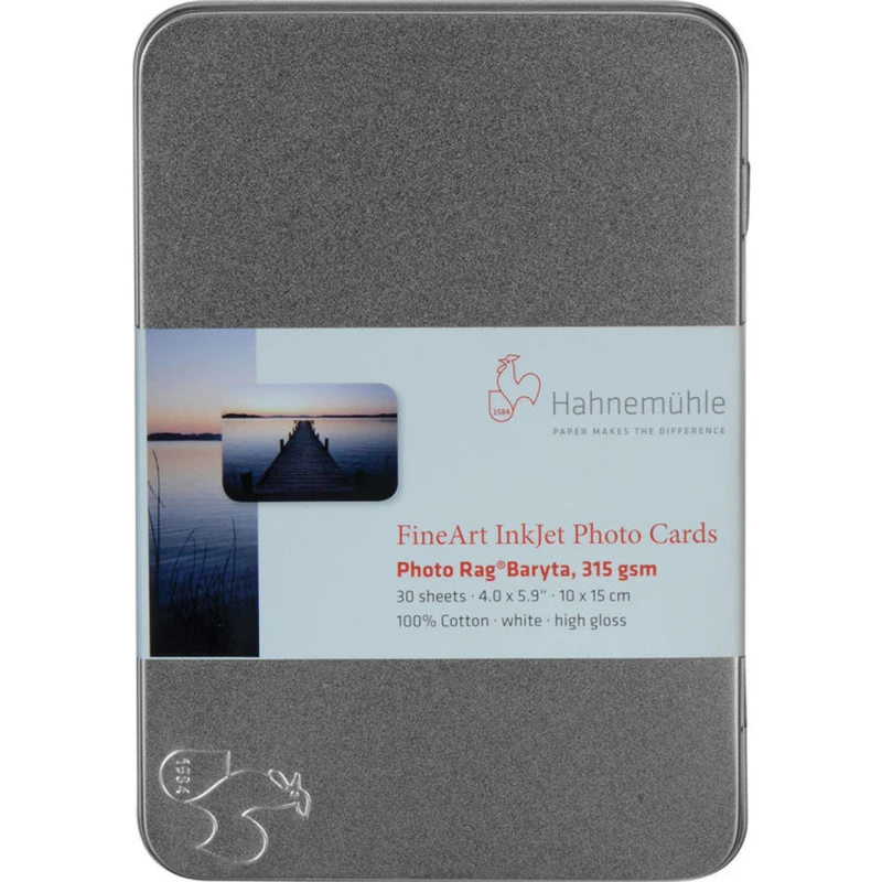Hahnemuehle Photo Rag Baryta 315 high-gloss foto papir 10x15 30 listova 315gr