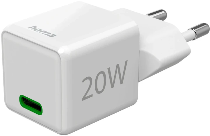 Hama 201980 brzi kućni punjač USB-C 20W beli