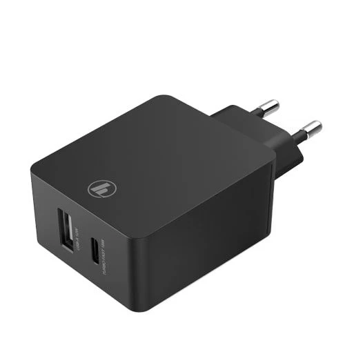 Hama (210520) PD kućni punjač za telefon USB A/USB C 30W crni