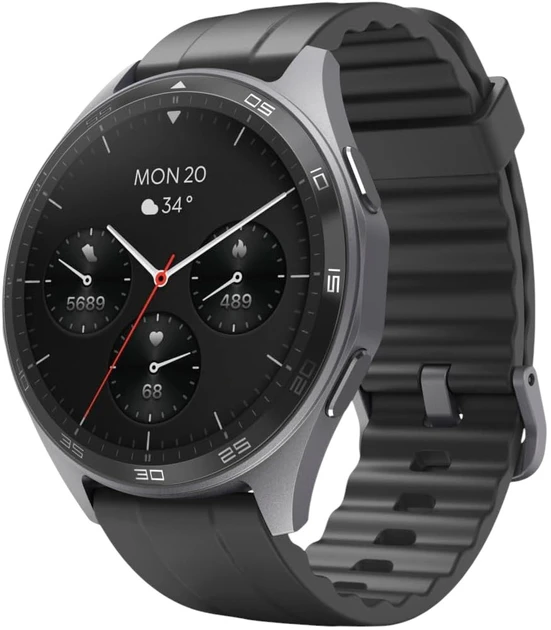 Hama 7010 crni (178618) pametni sat AMOLED 1.43"