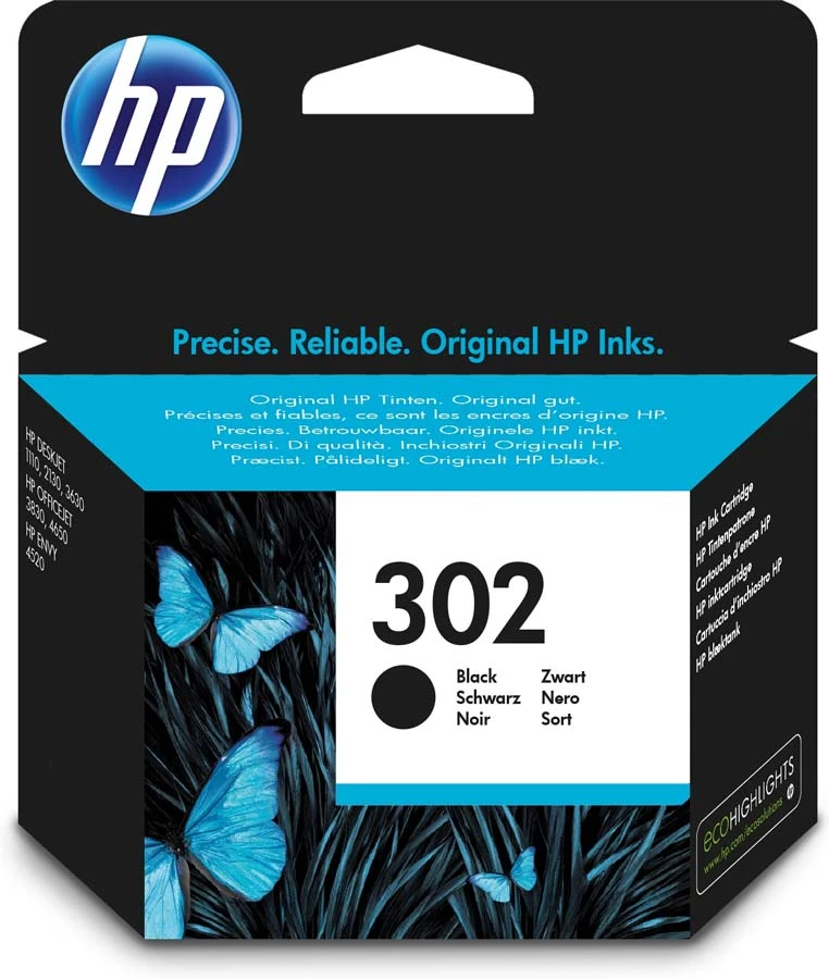 HP 302 (F6U66AE) crni kertridž