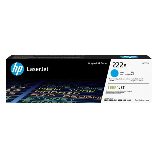 HP W2221A cyan toner
