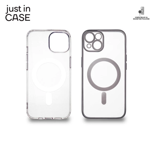 Just In Case MAG108SL 2u1 Extra case MAG MIX paket maski SREBRNI za iPhone 14