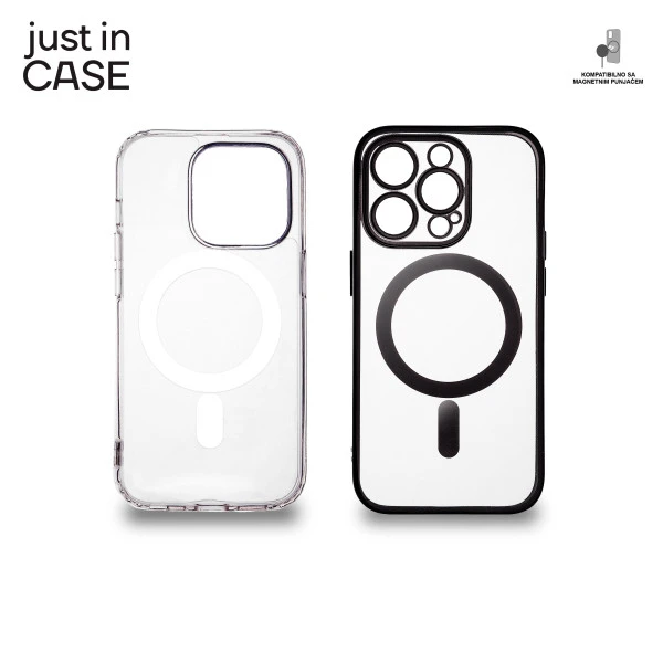 Just In Case MAG110BK 2u1 Extra case MAG MIX paket maski CRNI za iPhone 14 Pro