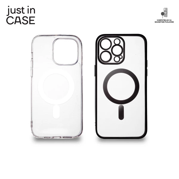Just In Case MAG111BK 2u1 Extra case MAG MIX paket maski CRNI za iPhone 14 Pro Max