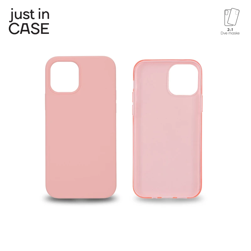 Just In Case MIX103PK 2u1 Extra case MIX paket maski PINK za iPhone 12