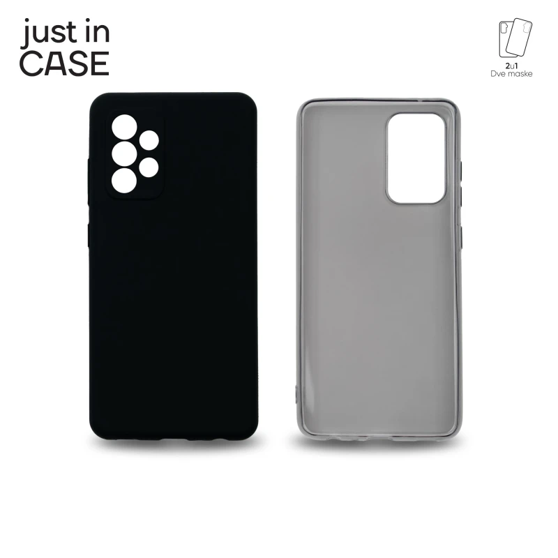 Just In Case MIX203BK 2u1 Extra case MIX paket maski CRNI za Galaxy A52s 5G