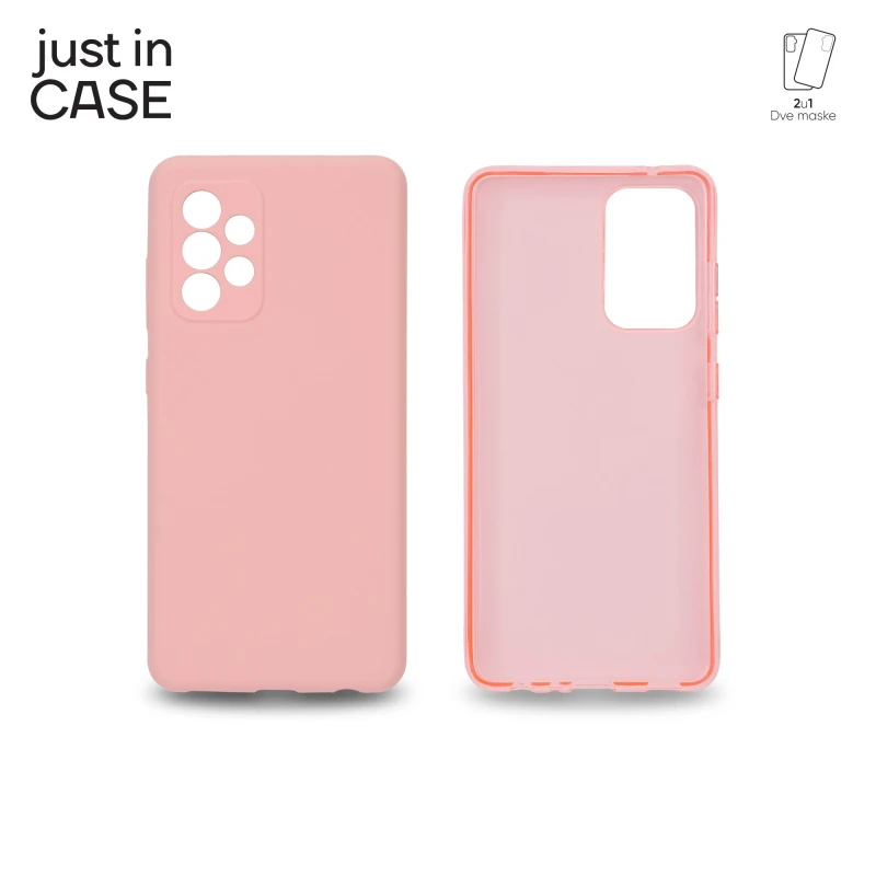 Just In Case MIX203PK 2u1 Extra case MIX paket maski PINK za Galaxy A52s 5G