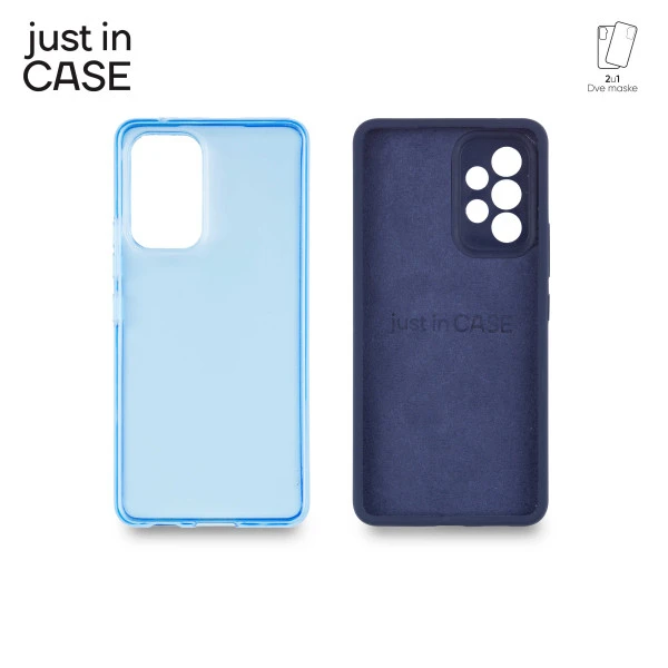 Just In Case MIX208BL 2u1 Extra case MIX paket maski PLAVI za Galaxy A53 5G