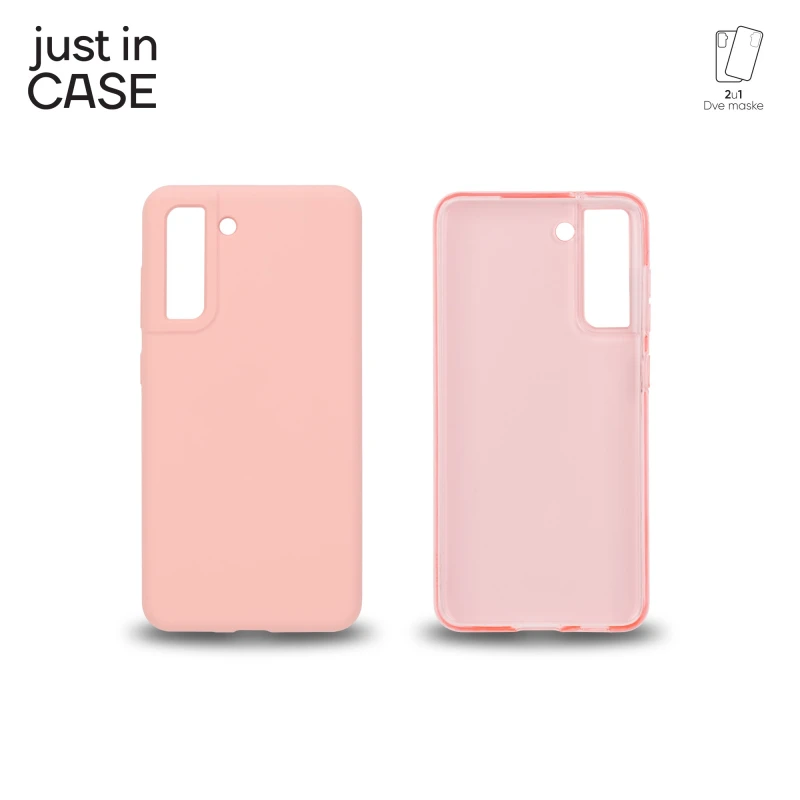 Just In Case MIX210PK 2u1 Extra case MIX paket maski PINK za Galaxy S21FE