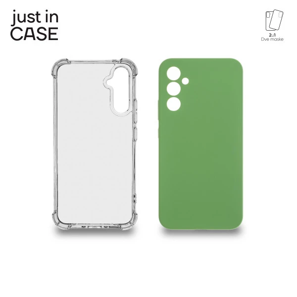 Just In Case MIX220LG 2u1 Extra case MIX paket maski maski za telefon SVETLO ZELENI za Galaxy A34 5G