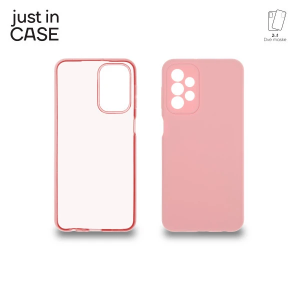Just In Case MIX222PK 2u1 Extra case MIX paket maski maski za telefon PINK za Samsung Galaxy A23