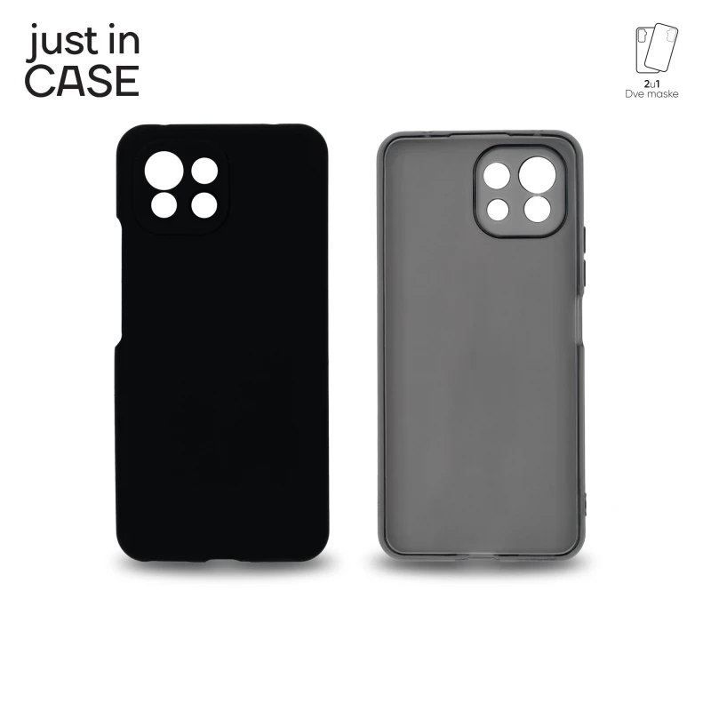 Just In Case MIX301BK 2u1 Extra case MIX paket maski CRNI za Mi11 Lite 5G