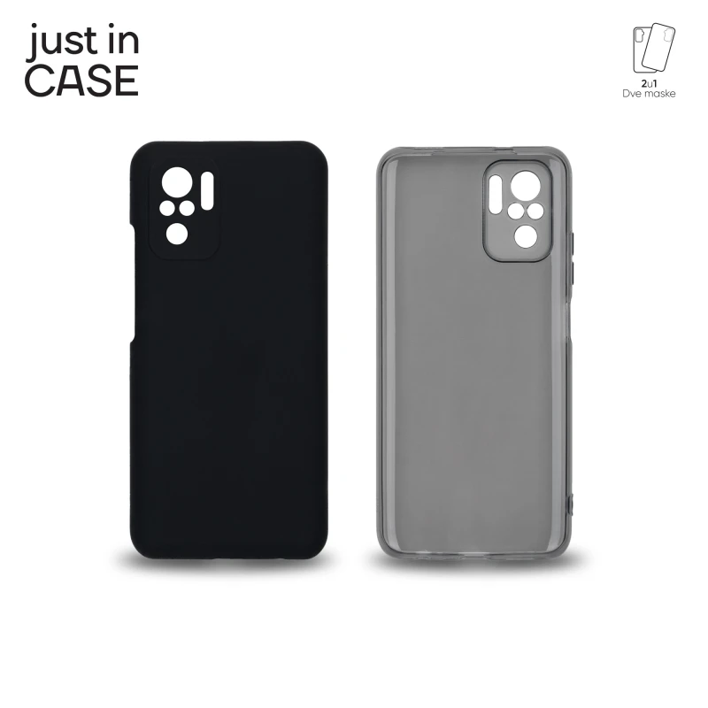 Just In Case MIX304BK 2u1 Extra case MIX paket maski CRNI za Redmi Note 10s