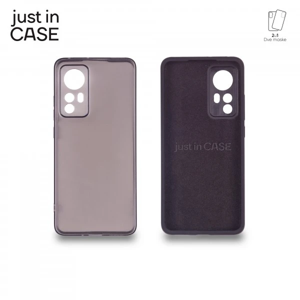 Just In Case MIX313BK 2u1 Extra case MIX paket maski CRNI za Xiaomi 12