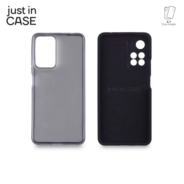 Just In Case MIX314BK 2u1 Extra case MIX paket maski CRNI za Redmi Note 11 Pro + 5G