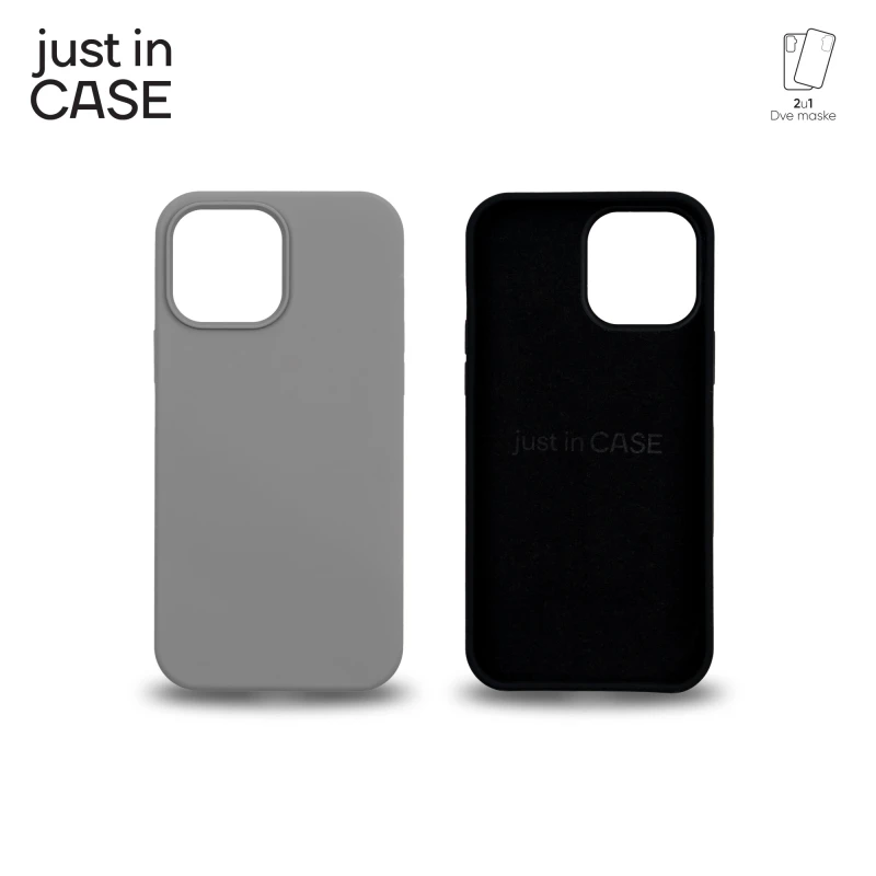 Just In Case MIXPL105BK 2u1 Extra case MIX PLUS paket maski CRNI za iPhone 13 Pro Max