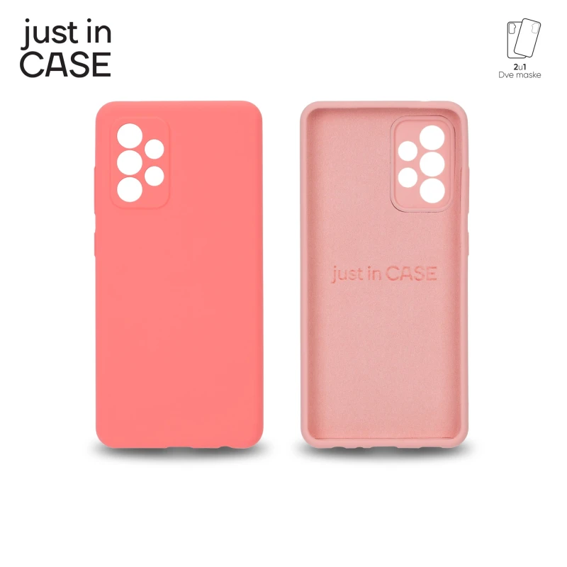 Just In Case MIXPL203PK 2u1 Extra case MIX PLUS paket maski PINK za Galaxy A52s 5G