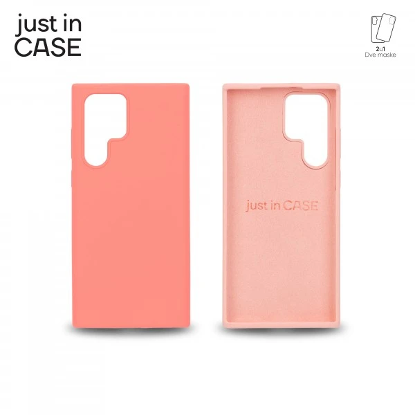 Just In Case MIXPL207PK 2u1 Extra case MIX PLUS paket maski PINK za Galaxy S22 ultra