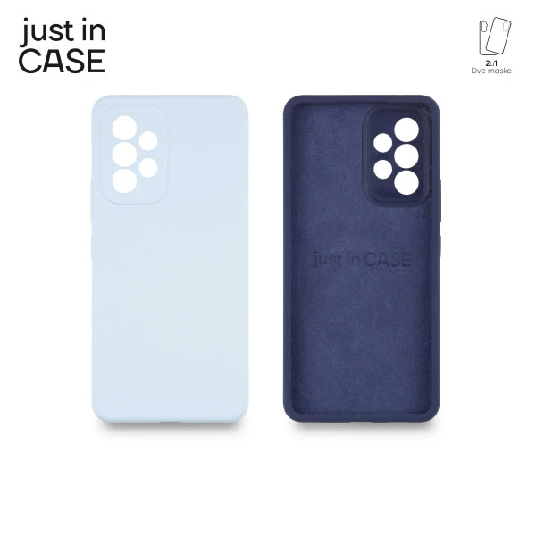 Just In Case MIXPL208BL 2u1 Extra case MIX PLUS paket maski PLAVI za Galaxy A53 5G