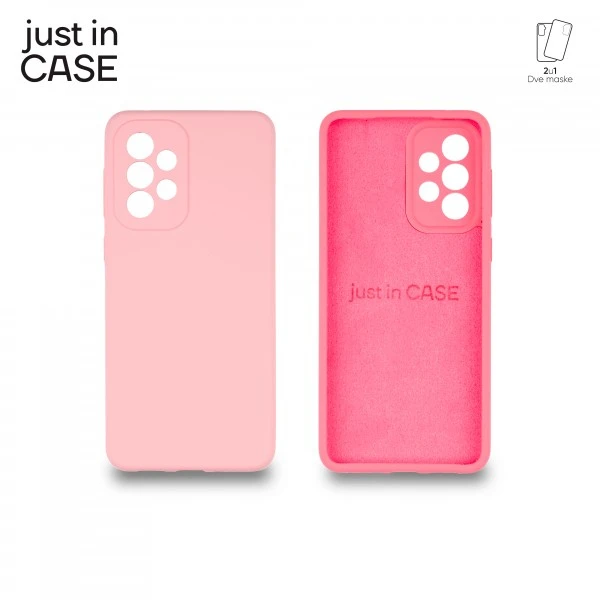Just In Case MIXPL209PK 2u1 Extra case MIX PLUS paket maski PINK za Galaxy A33 5G