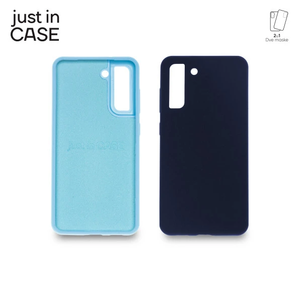 Just In Case MIXPL210BL 2u1 Extra case MIX PLUS paket maski PLAVI za Galaxy S21FE