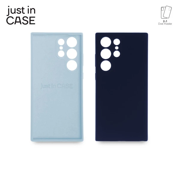 Just In Case MIXPL218BL 2u1 Extra case MIX PLUS paket maski PLAVI za Galaxy S23 Ultra
