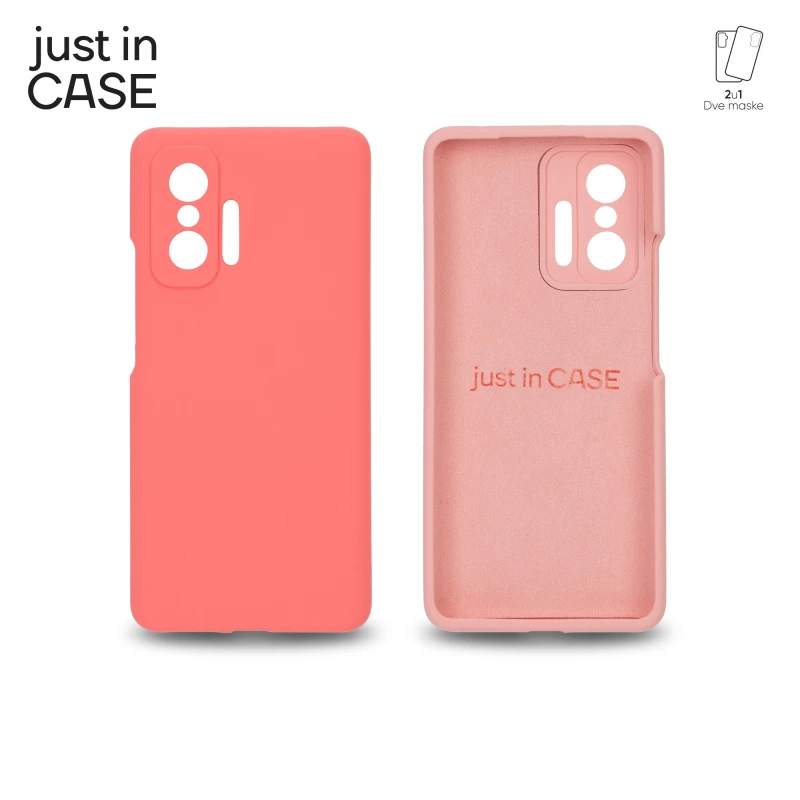 Just In Case MIXPL305PK 2u1 Extra case MIX PLUS paket maski PINK za Mi 11T/11T pro
