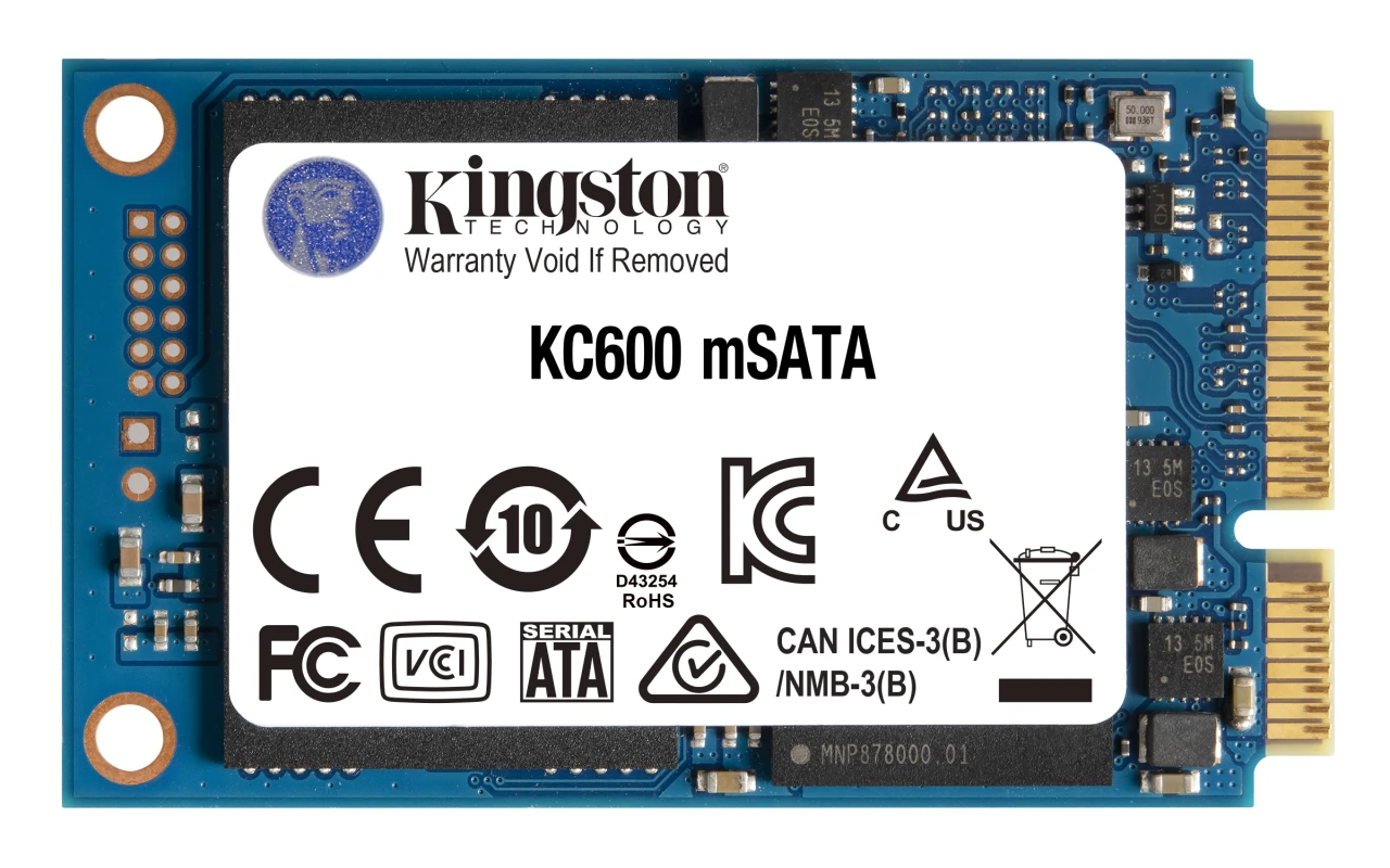 Kingston 256GB Msata SATA III KC600 (SKC600MS/256G) SSD disk