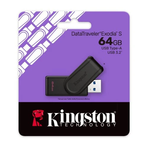 Kingston 64GB DataTraveler Exodia S (DTXS/64GB) USB flash memorija