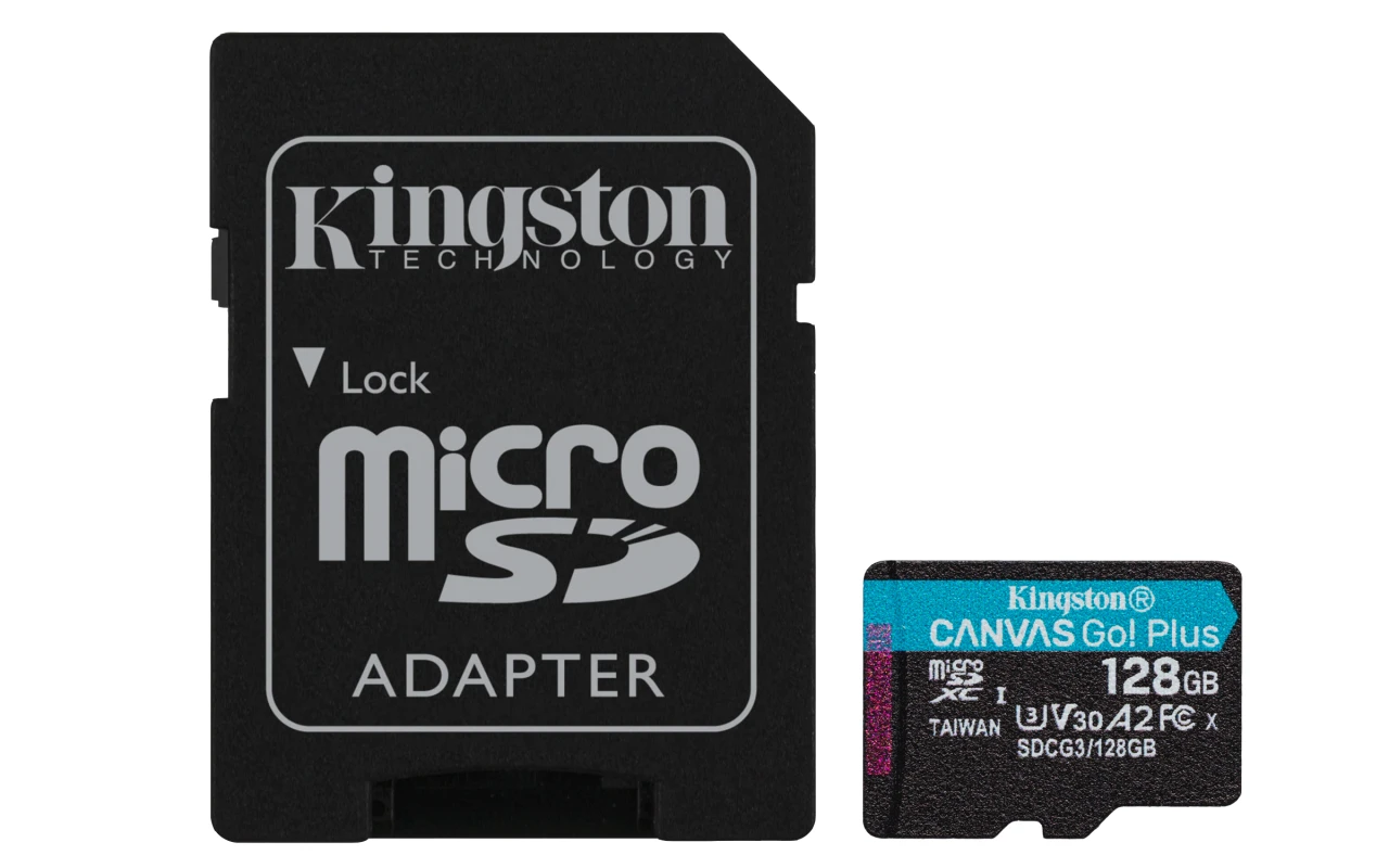 Kingston Canvas Go Plus (SDCG3/128GB) memorijska kartica microSDXC 128GB class 10+adapter