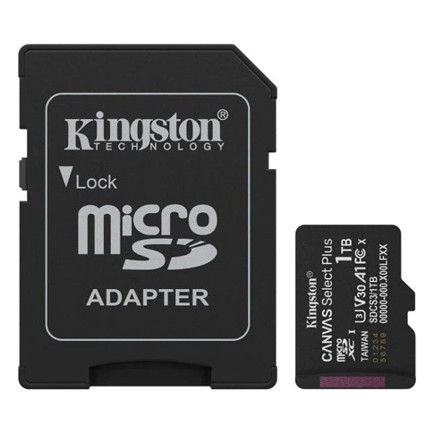 Kingston Canvas Select Plus (SDCS3/1TB) memorijska kartica microSD 1TB + adapter